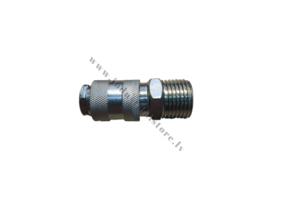 Pneimo savienojums ārēja vītne 1/2"(21mm) -> Ātrā mamma