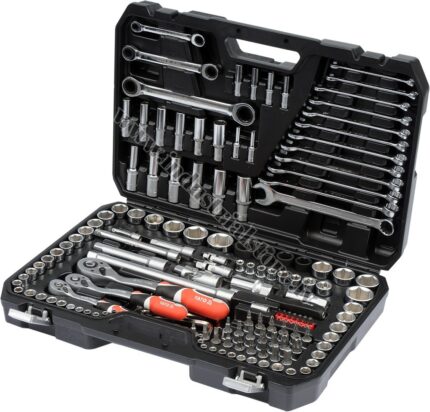 Muciņatslēgu komplekts 1/4"+3/8"+1/2" 150 vienības
