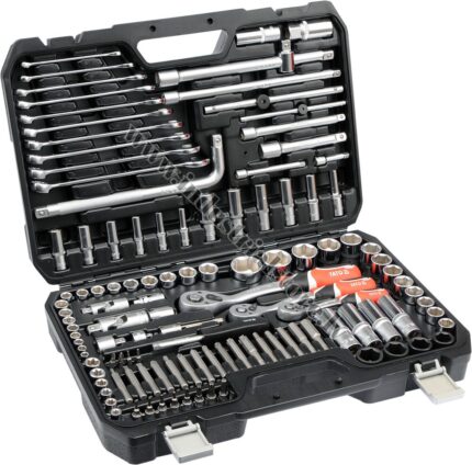 Muciņatslēgu komplekts 1/4"+3/8"+1/2" 128 vienības