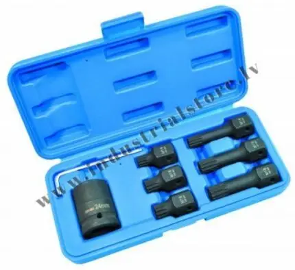 Xzn triecien uzgaļu komplekts m14, m16, m18 7 gab.