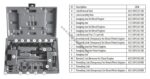 Mercedes benz dzinēju dubulto ķēžu demontāžas/montāžas instrumentu komplekts 3 un 4mm ķēžu tapām - Image 3