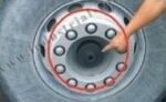 Volvo rumbas uzgriežņa speciālā muciņa 115mm 8kt - Image 2
