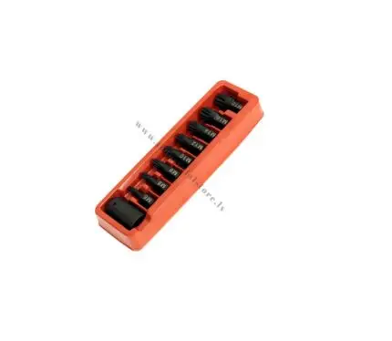 Triecien uzgaļu spline/ xzn komplekts 1/2" m8-18mm