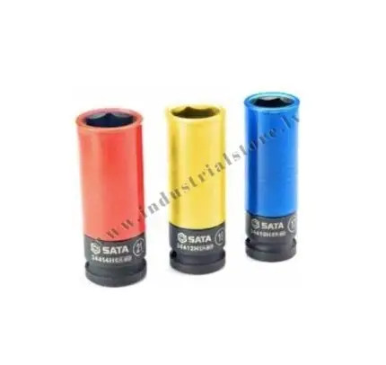 1/2'' Pagarinātas 6kt triecienmuciņas 17-21mm 3 gab.