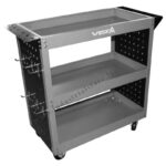 Instrumentu rati ar 3 plauktiem, tukši 800x350x740mm - Image 4